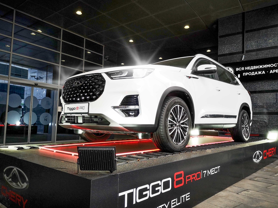 CHERY TIGGO 8 PRO в сердце главного делового района столицы