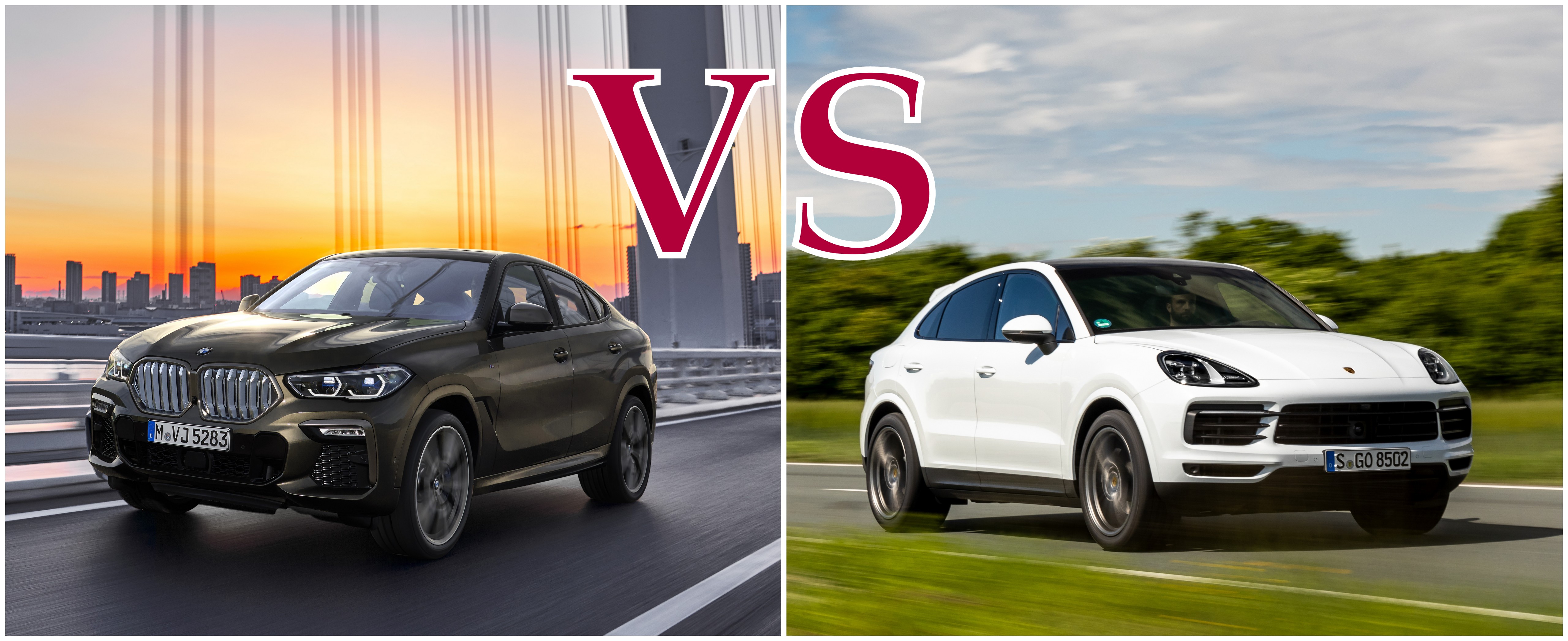 BMW X6 VS PORSCHE CAYENNE COUPE