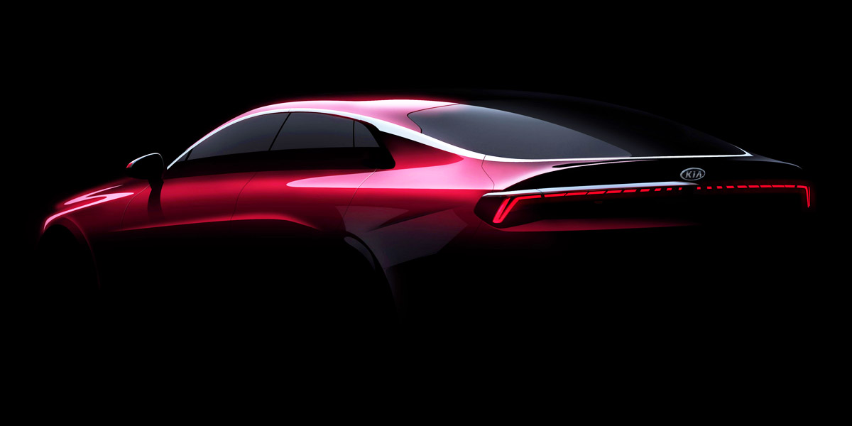 новая Kia Optima рисунок