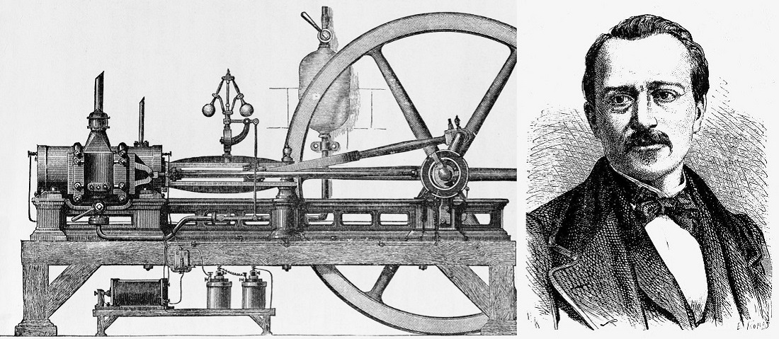 Первый двигатель внутреннего сгорания фото От ДВС - к электричеству