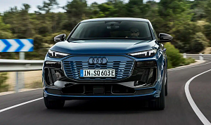 AUDI ТЕСТИРУЕТ RS Q6 SPORTBACK E-TRON НА НЮРБУРГРИНГЕ