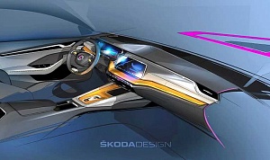ПЕРВЫЕ ИЗОБРАЖЕНИЯ САЛОНА НОВОЙ SKODA OCTAVIA