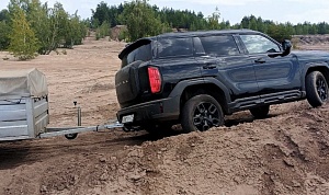 КОНЦЕРН GWM ПРОВЕЛ В РОССИИ ИСПЫТАНИЯ КРОССОВЕРА HAVAL H3 2024 МОДЕЛЬНОГО ГОДА, ОБОРУДОВАННОГО ФАРКОПОМ